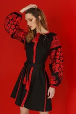 Dress "Troyanda" black